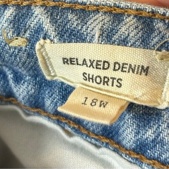 Madewell Relaxed Fit Denim Shorts 18w - Picture 6 of 6